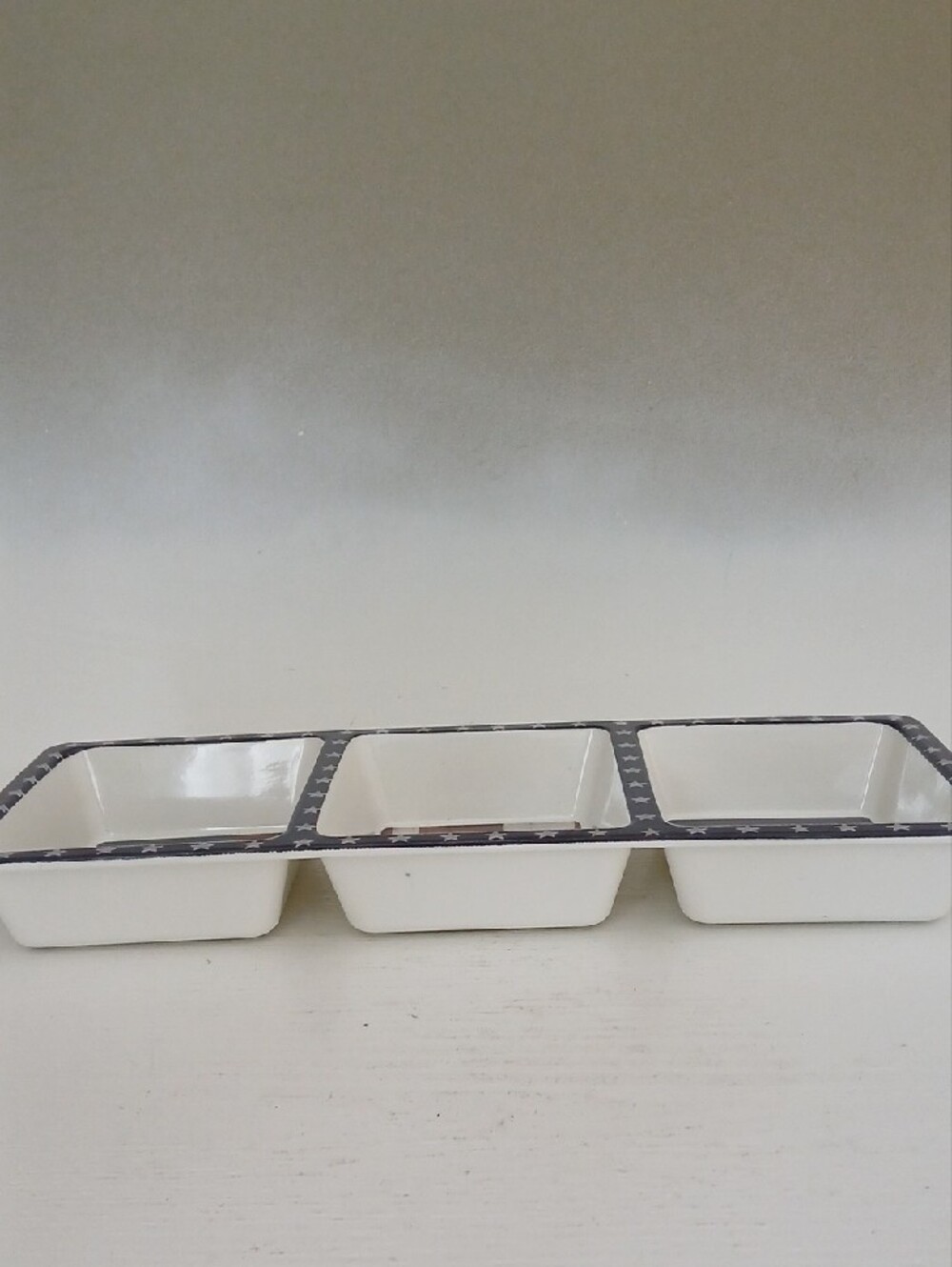 Patriotic Triple Trinket Tray with Star Tiles - Picture 2 of 2